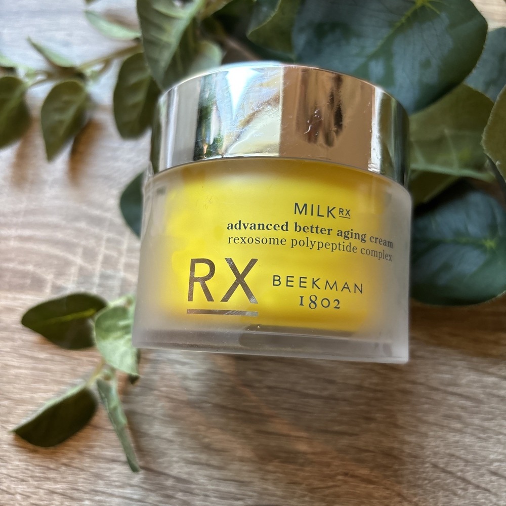BIG SIZE BEEKMAN 1802 ~ MILK RX ADVANCED BETTER AGING CREAM ~ 3.4 OZ New
